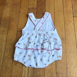 Kissy Kissy beach duck romper